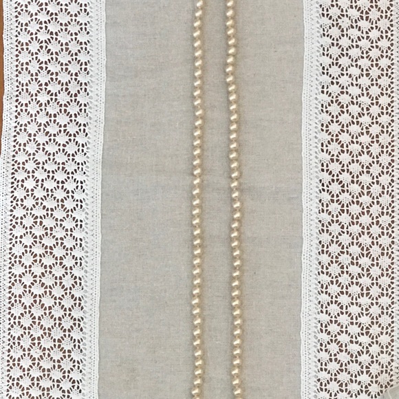 Vintage 1960’s Prestige glass pearls 54”extra long - Picture 5 of 13